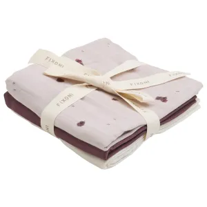 FIXONI Cloud Gray Muslin Cloth 3-Pack 65X65 Babykids_Fixoni