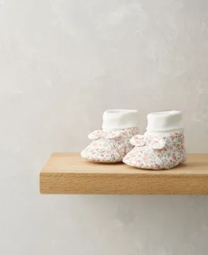 Floral Booties Babykids Mamas & Papas