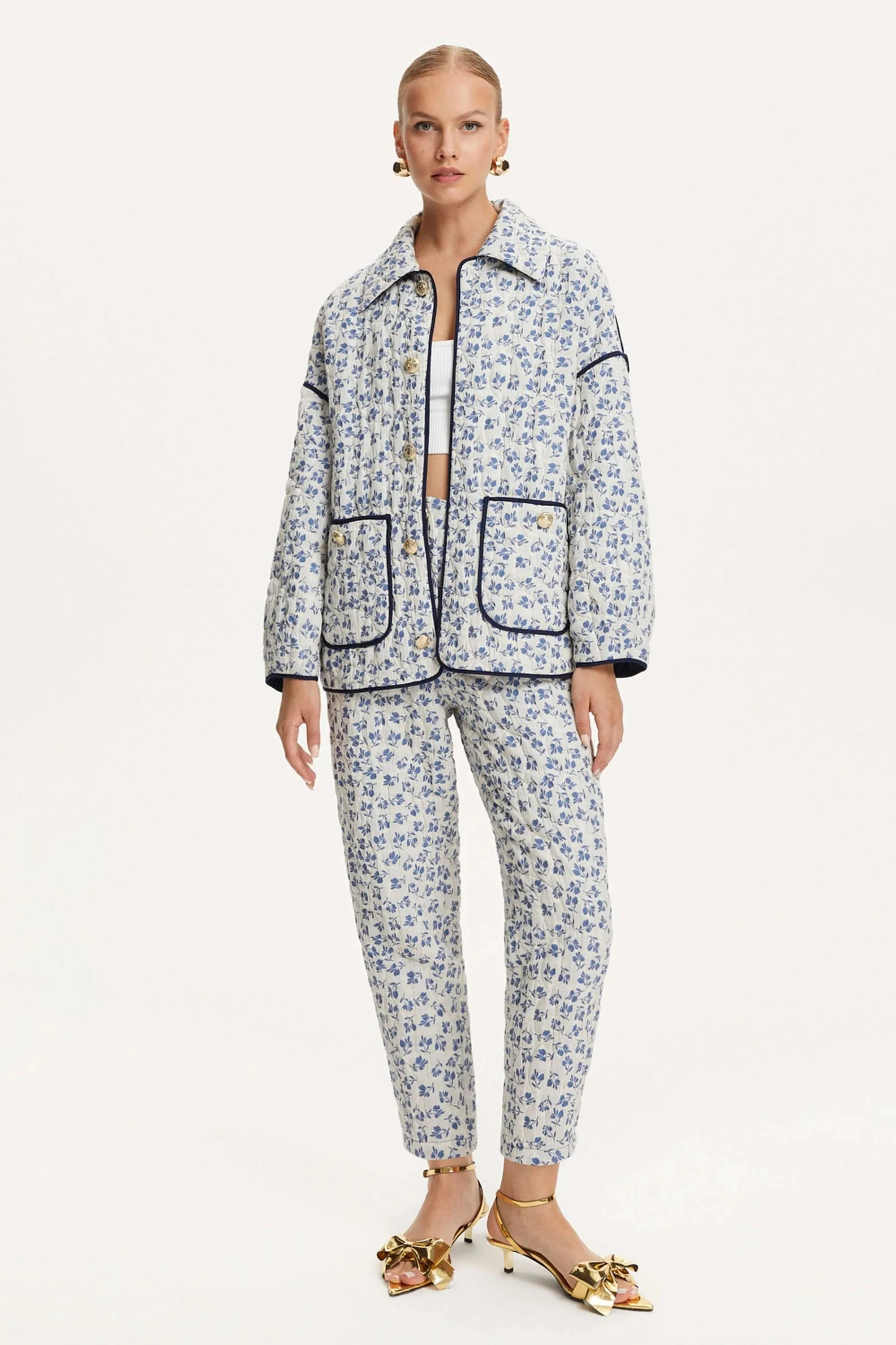 Floral Quilted Jacket