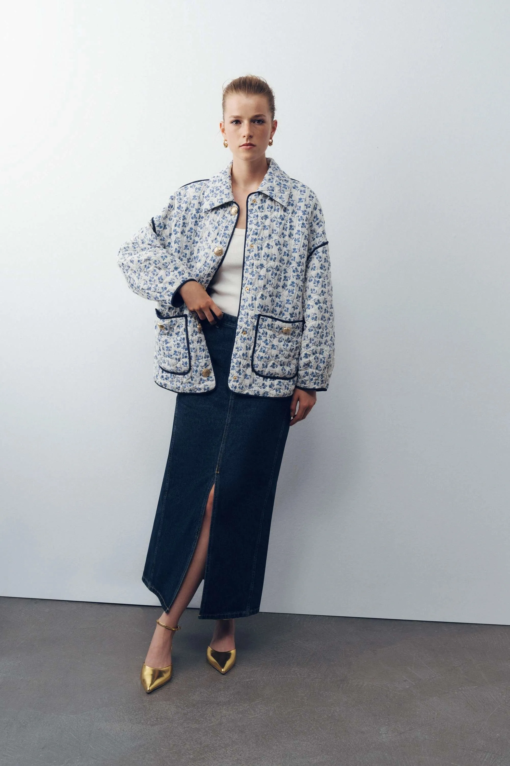 Floral Quilted Jacket