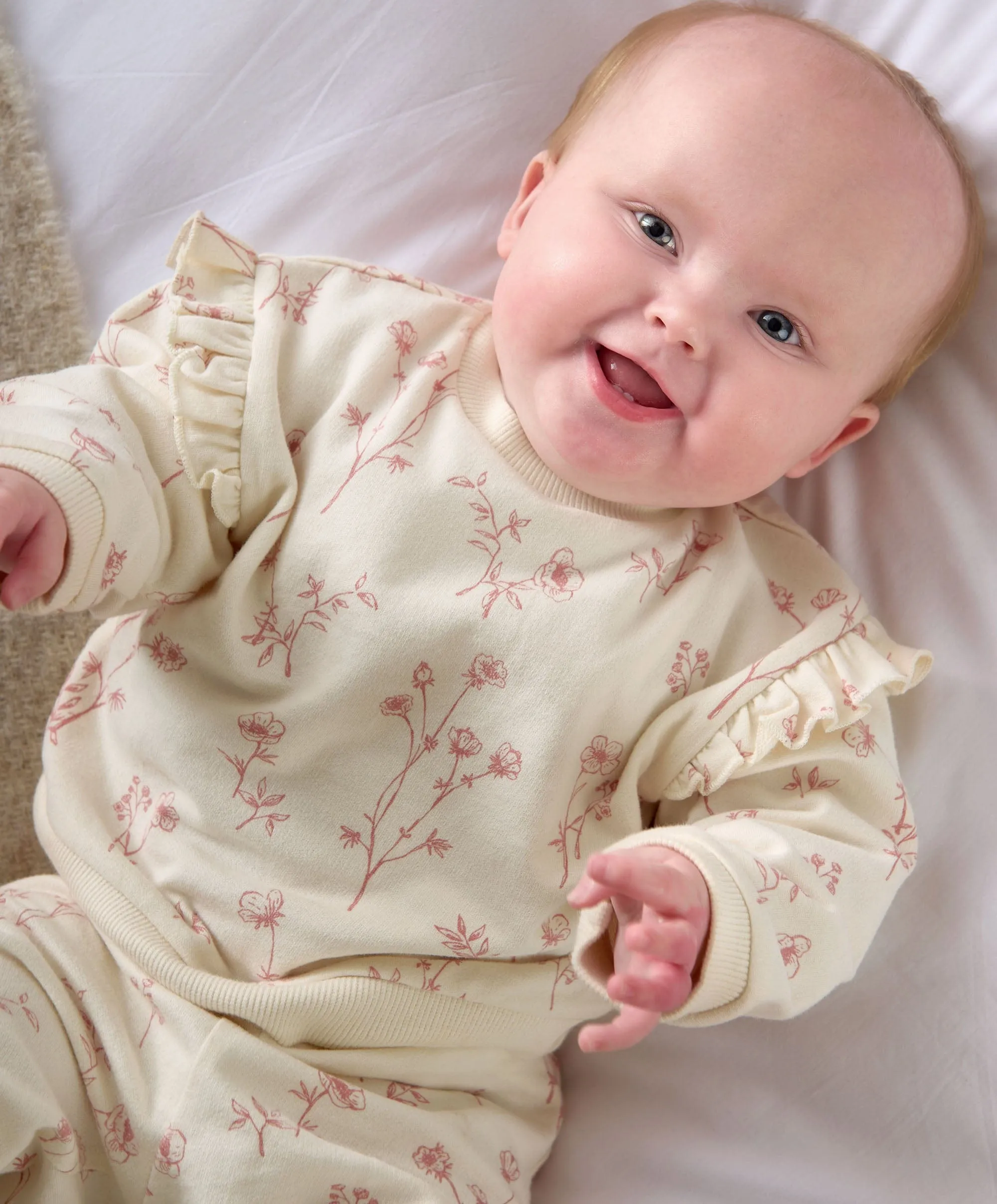 Floral Sweatshirt & Leggings Set Babykids Mamas & Papas