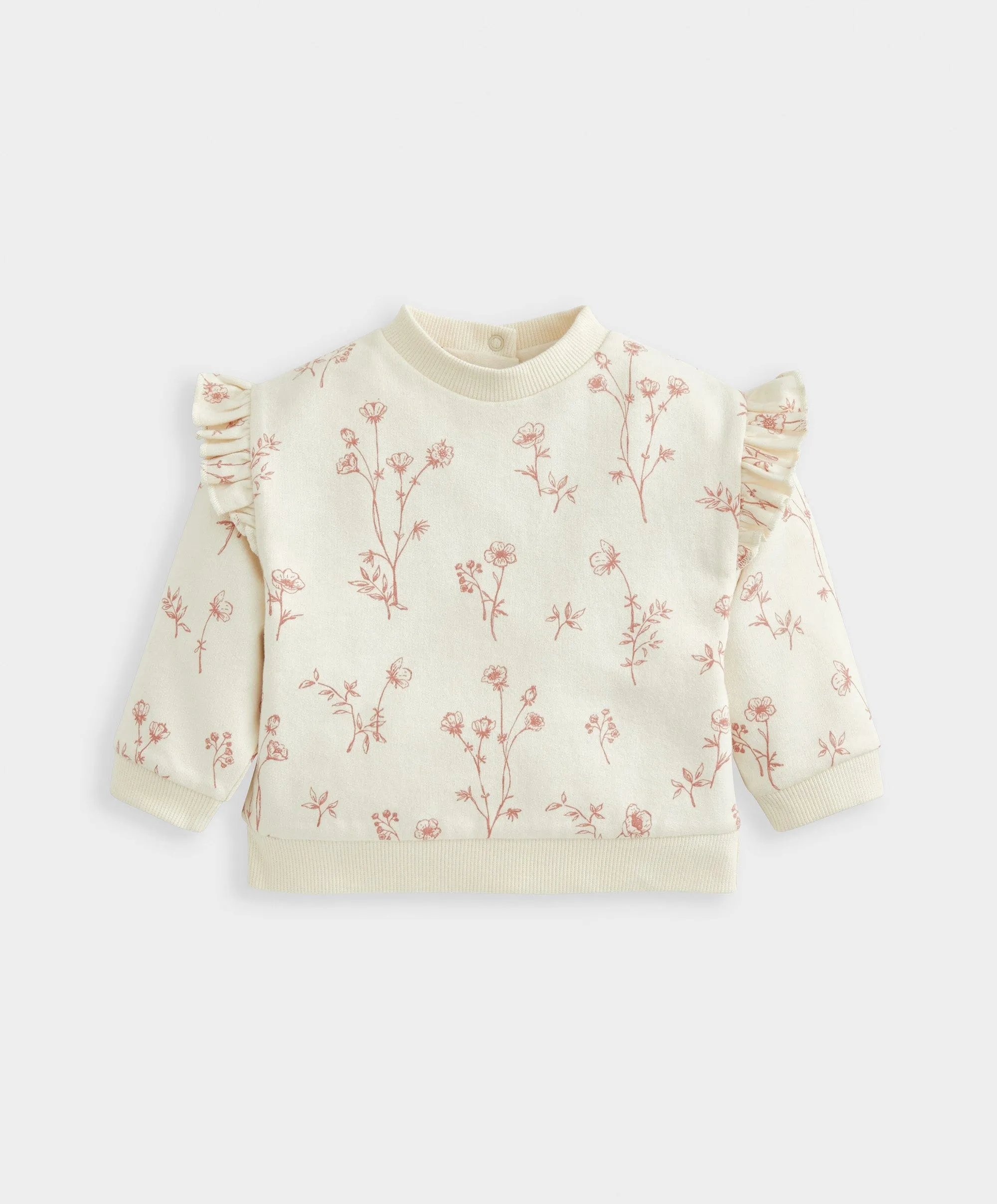 Floral Sweatshirt & Leggings Set