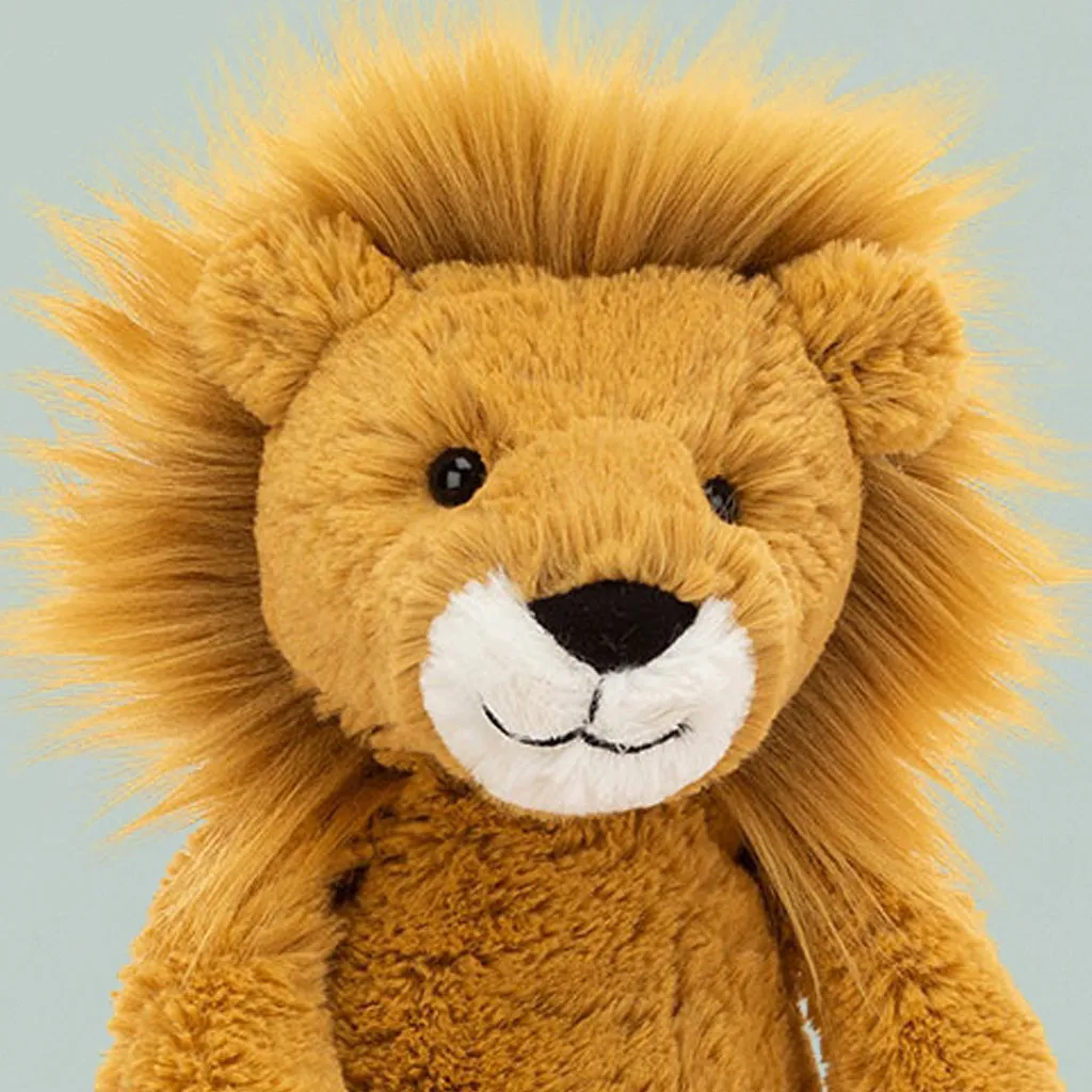 Floss & Rock Magnetic Play Scenes, Jungle with Jellycat Bashful Lion Gift Set