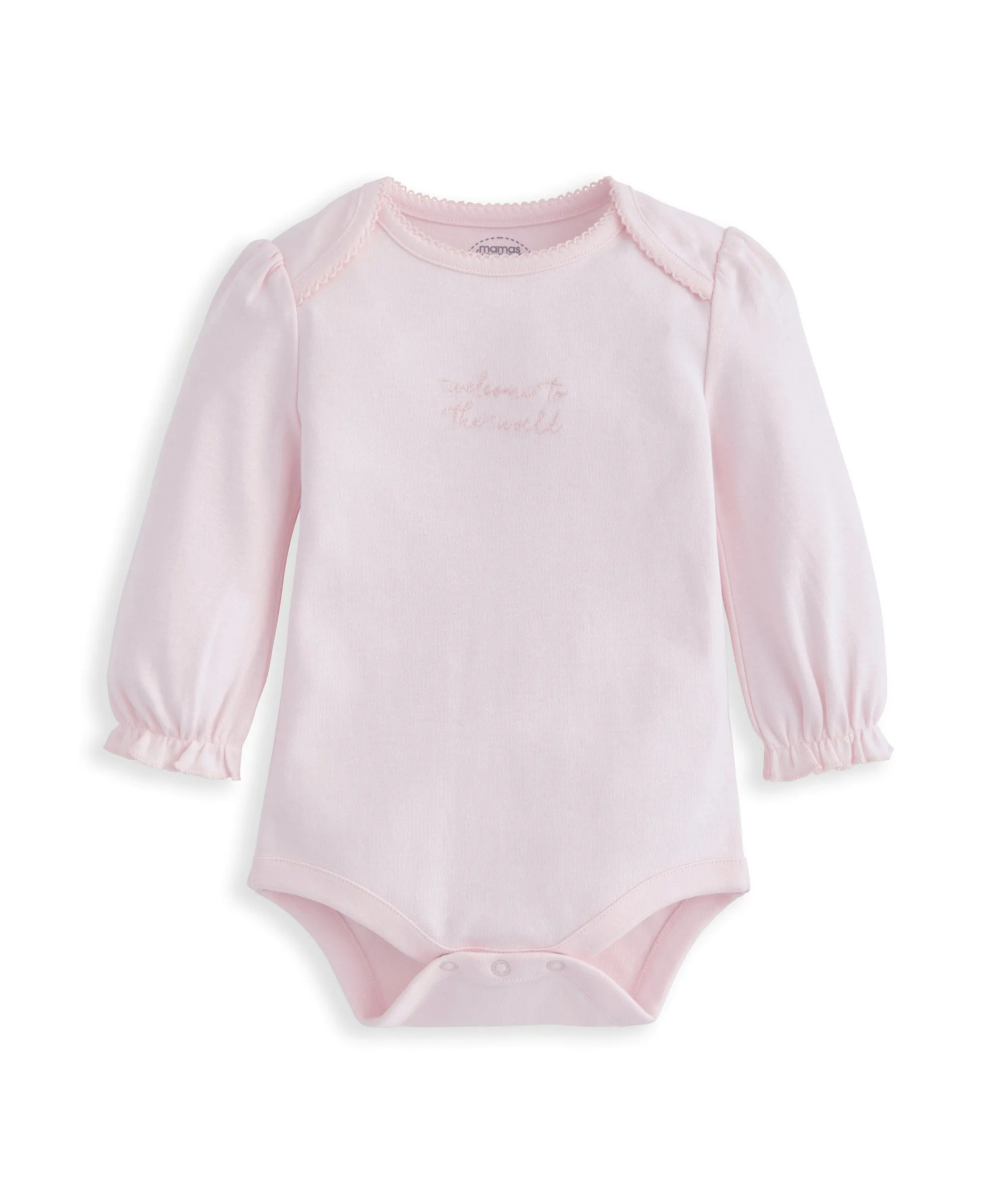 Frill Cuff Bodysuit, Leggings & Hat Set (3 Pieces) - Ditsy Rose Print Babykids Mamas & Papas