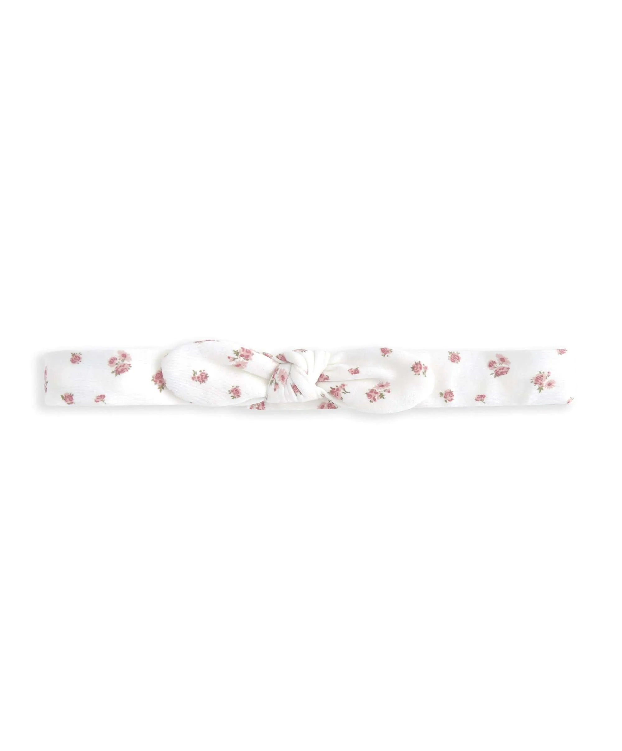 Frill Sleeve Dress & Bow Headband Set (2 Pieces) - Ditsy Rose Print Babykids Mamas & Papas