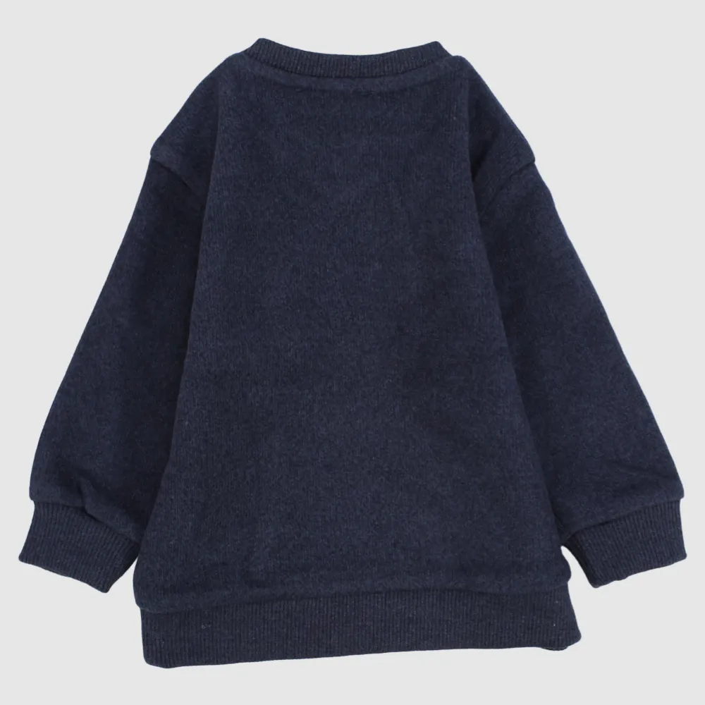 Froggy Long-Sleeved Fleeced Sweatshirt