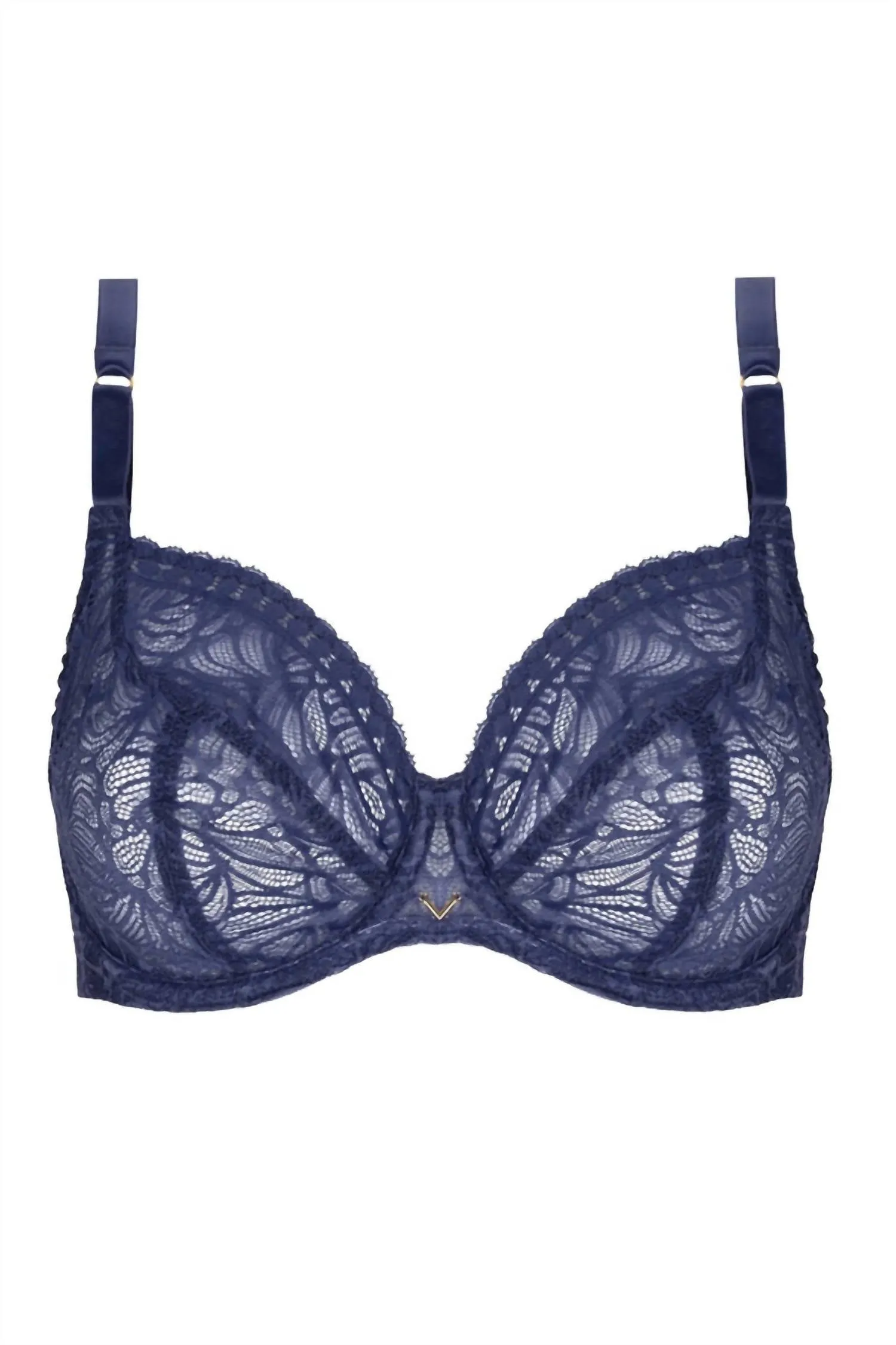 Full Cup Bra In Bleu Purple