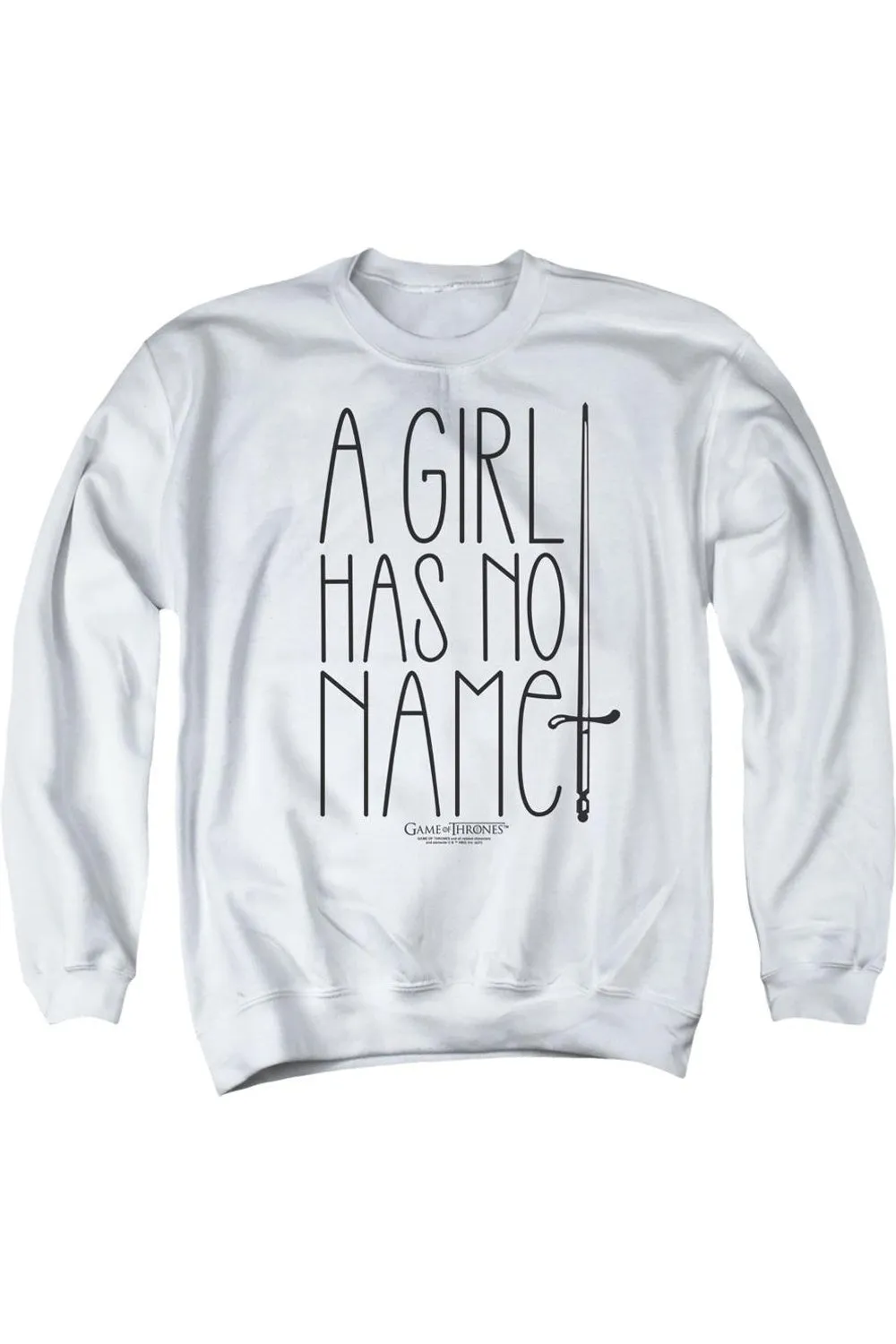 Game Of Thrones No Name Adult Crewneck Sweatshirt