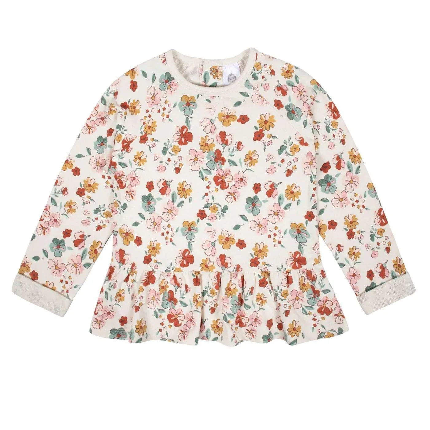 Gerber 2-Piece Toddler Girls Floral Peplum Top & Leggings Set (2-5t) Babykids Gerber
