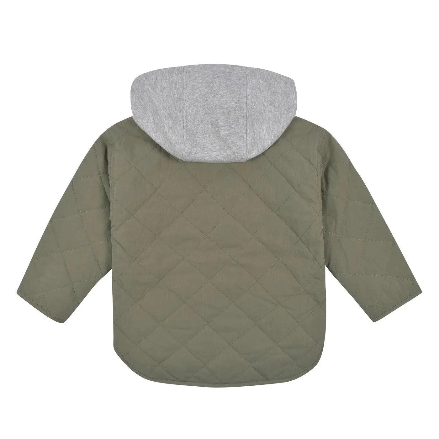 Gerber Baby Boys Green Quilted Hooded Jacket (12-24m) Babykids Gerber