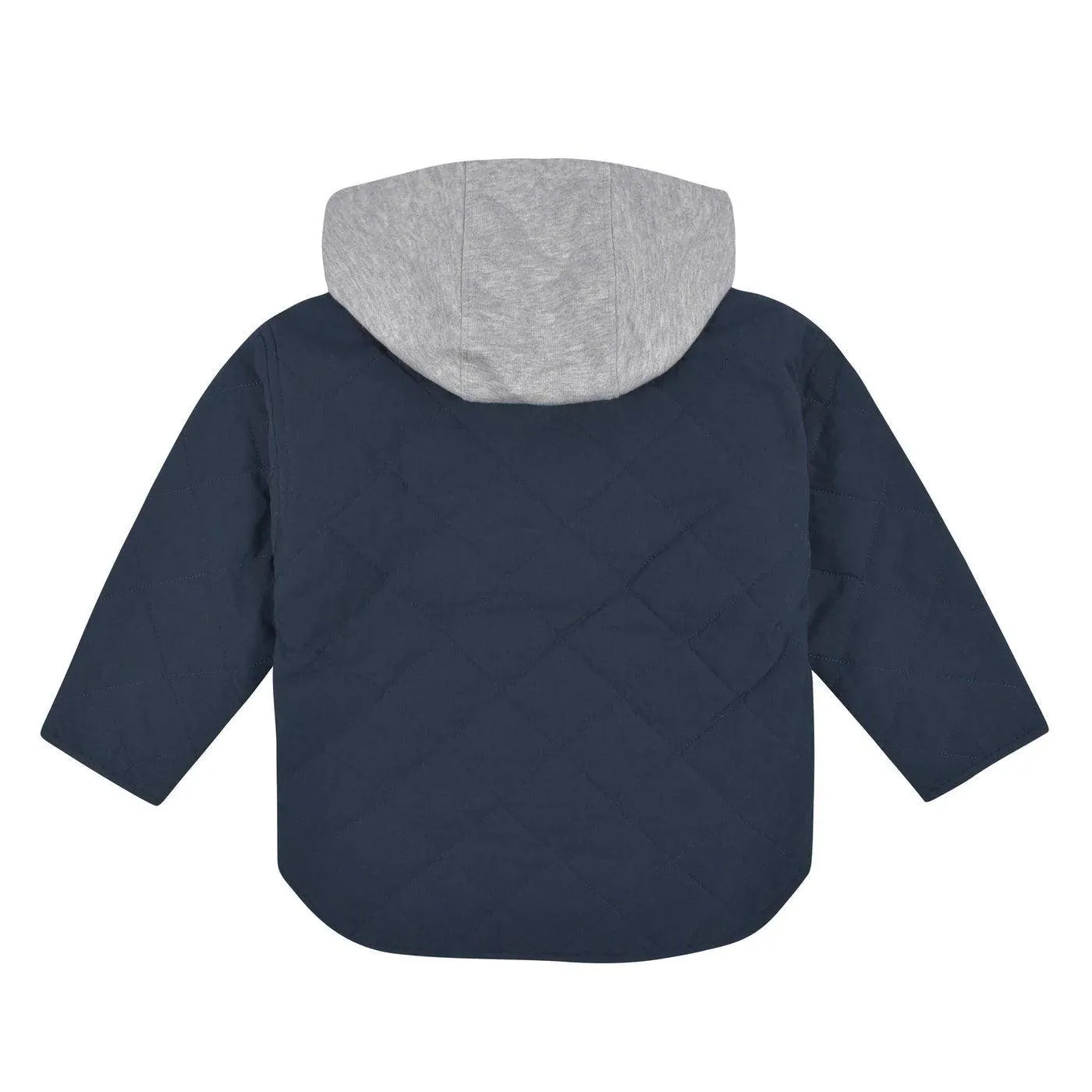 Gerber Baby Boys Navy Quilted Hooded Jacket (12-24m) Babykids Gerber