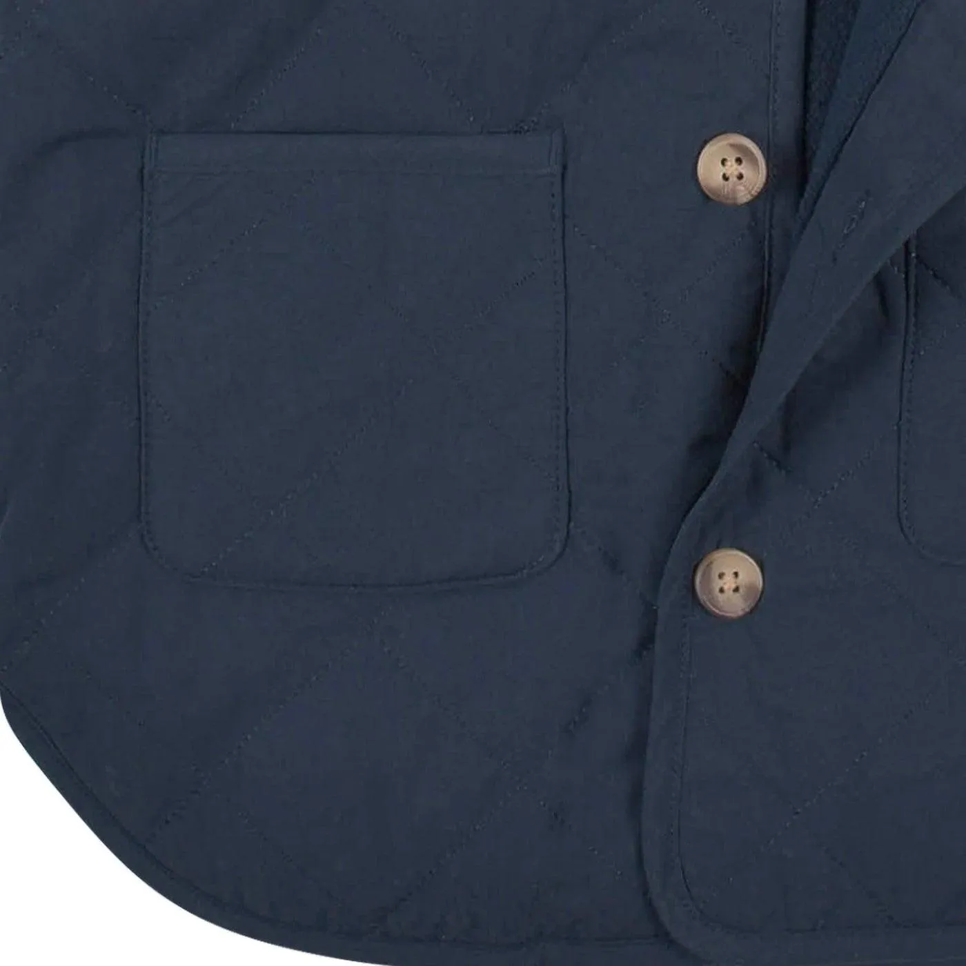 Gerber Baby Boys Navy Quilted Hooded Jacket (12-24m) Babykids Gerber