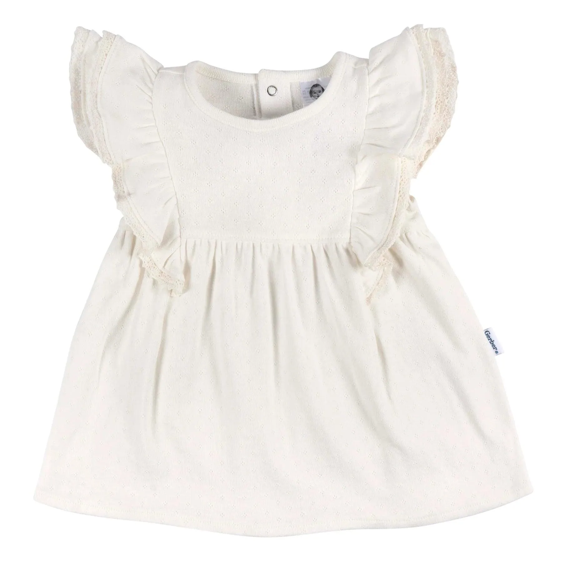Gerber Baby Girls 2pc Top   Diaper Cover Set Babykids Gerber