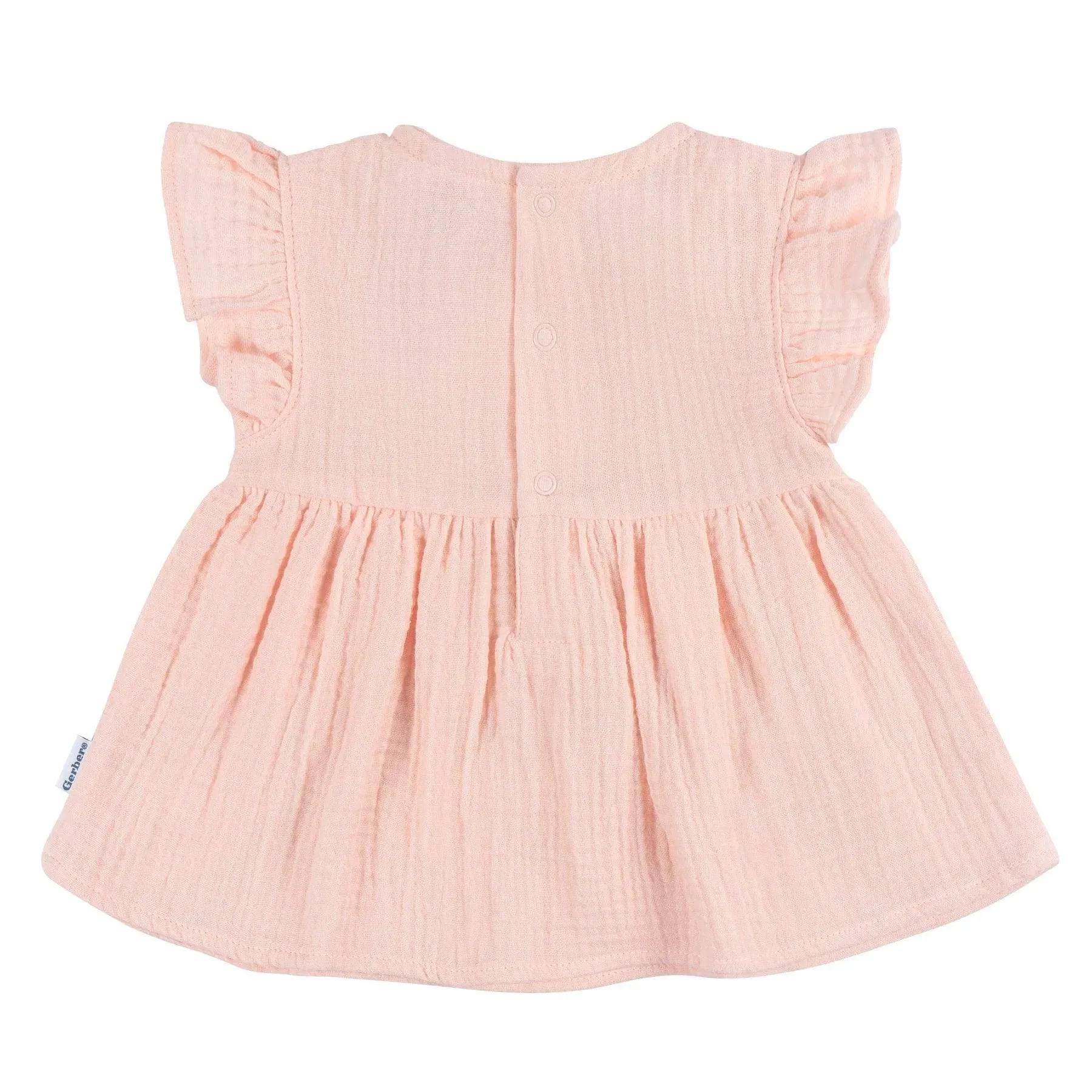 Gerber Baby Girls 2pc Top   Diaper Cover Set - Blush Babykids Gerber