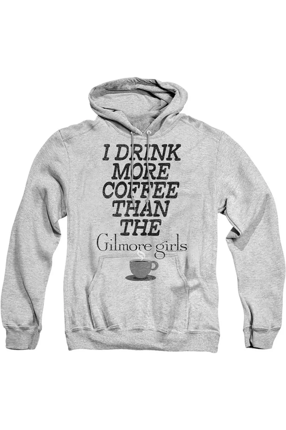 Gilmore Girls More Coffee Adult Pull Over Hoodie / Hooded Sweatshirt