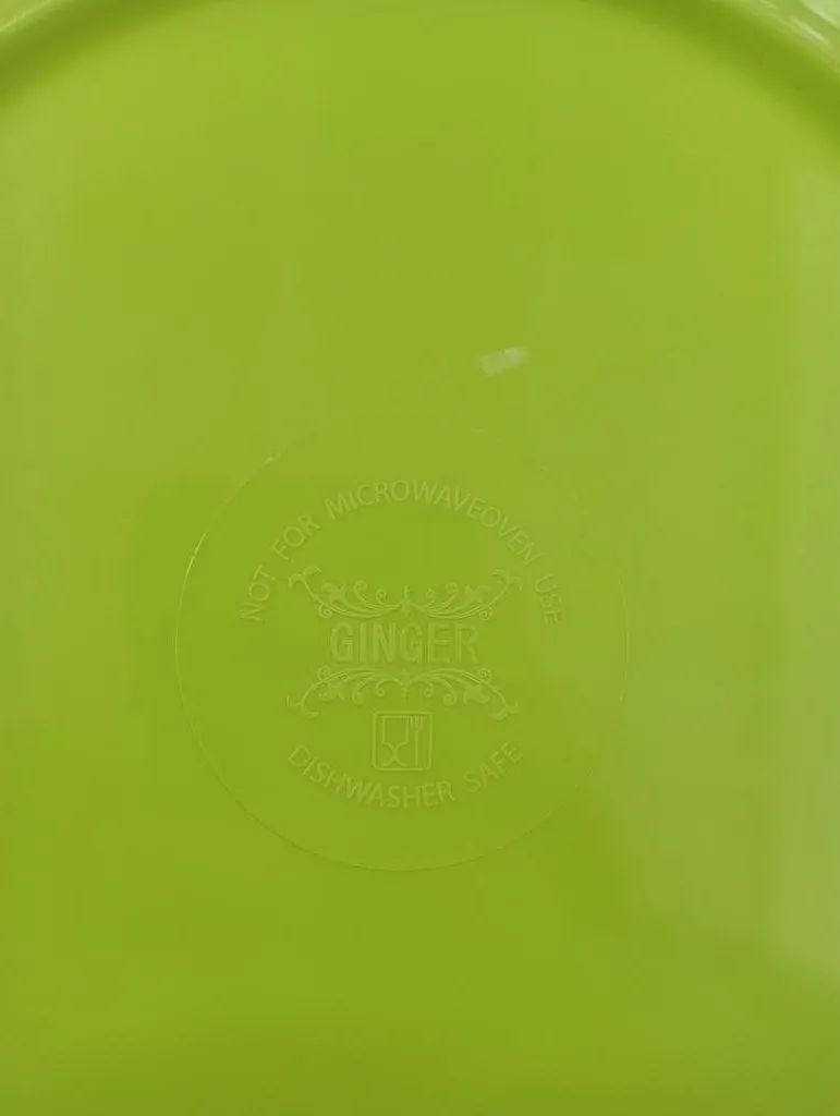 Ginger French Style Plate red/green