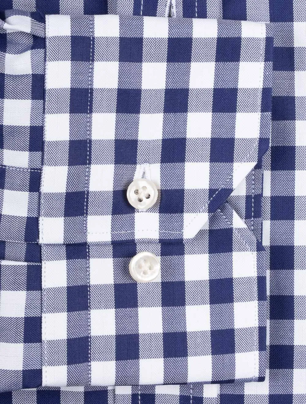 Gingham Buttondown Shirt Navy