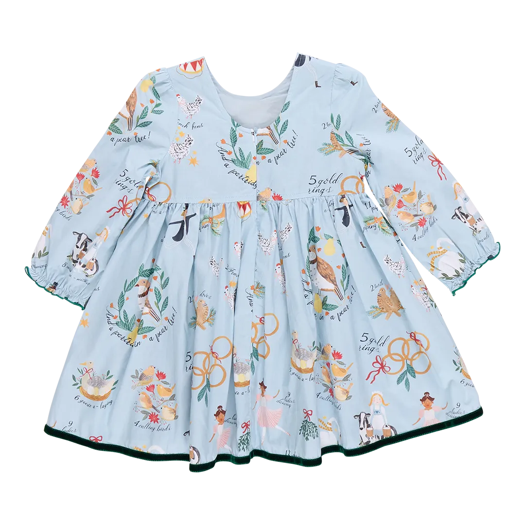 Girl's Amma Dress 12 Days of Christmas