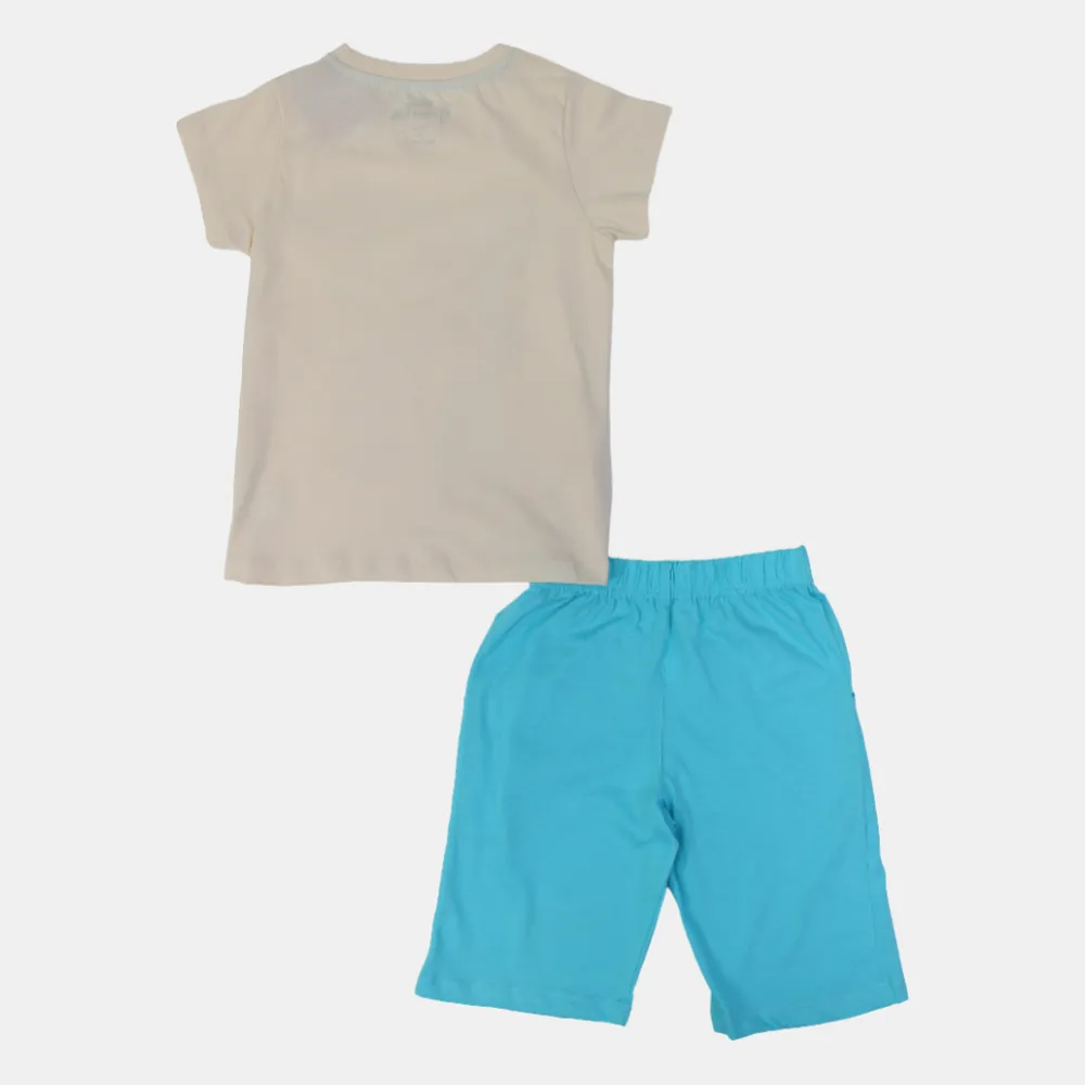 Girls Cotton Pajama Set – Princess Jasmine Design