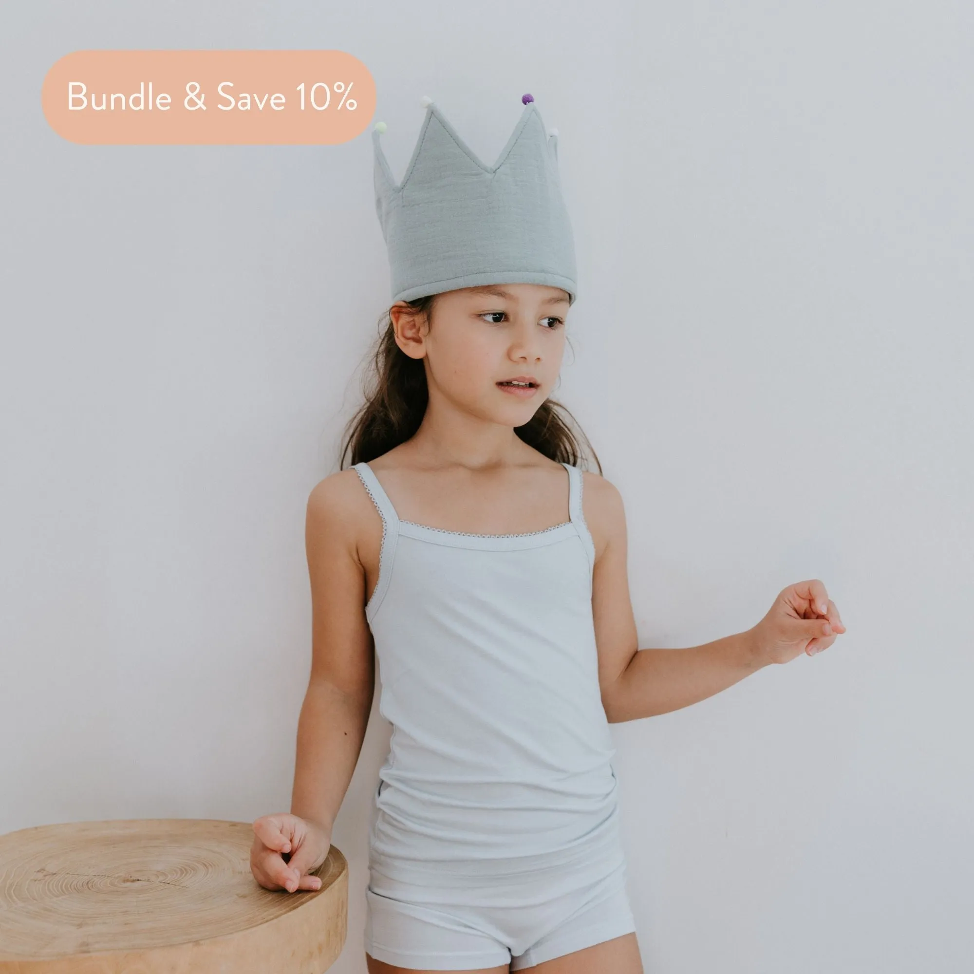 Girls' Tencel™ Micro Modal Shorties - Set Of 2 Babykids_just-peachy