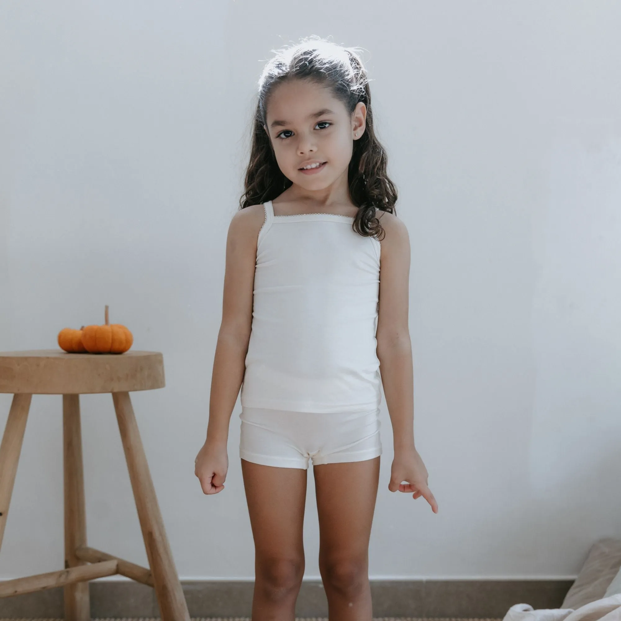 Girls' Tencel™ Micro Modal Shorties - Set Of 2 Babykids_just-peachy