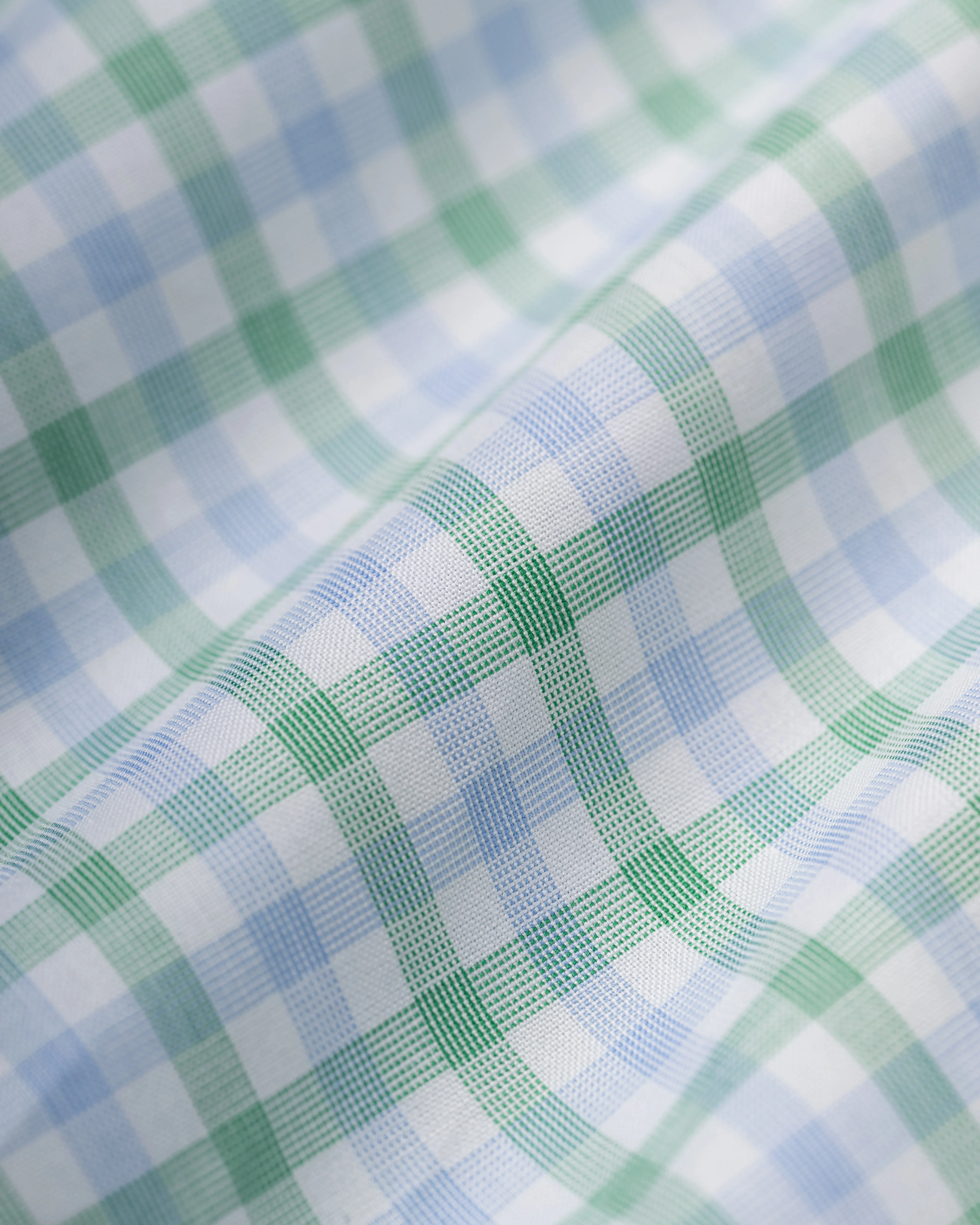 GOLD LABEL DRESS SHIRT - BLUE/GREEN CHECK