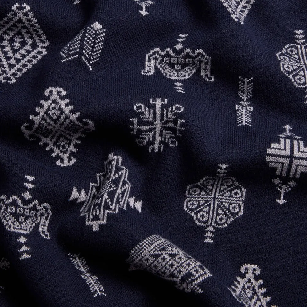 Greyson Norwegian Shawl Golf Sweater Maltese Blue - FA24 Men
