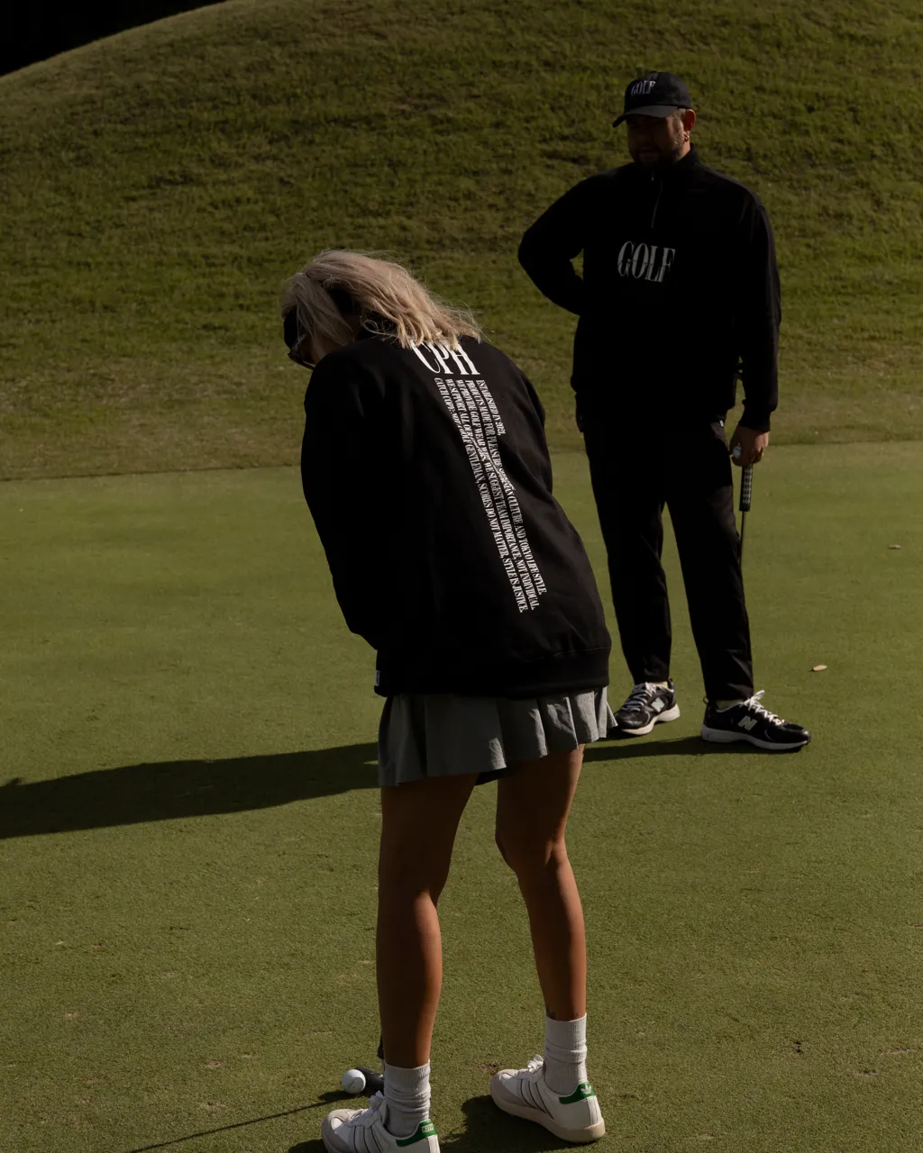 #HALF ZIP CPH GOLF CLUB PULLOVER BLACK