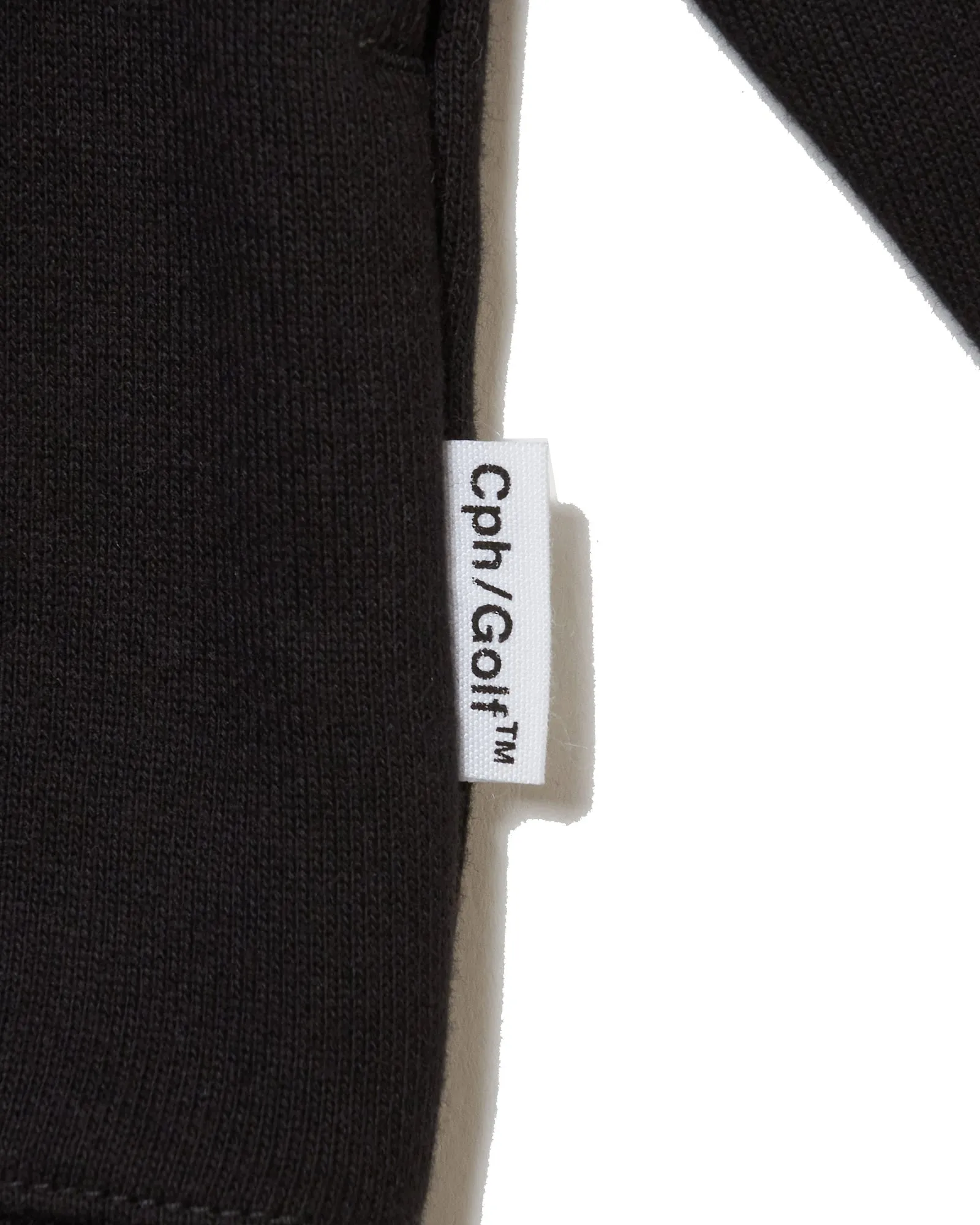 #HALF ZIP CPH GOLF CLUB PULLOVER BLACK