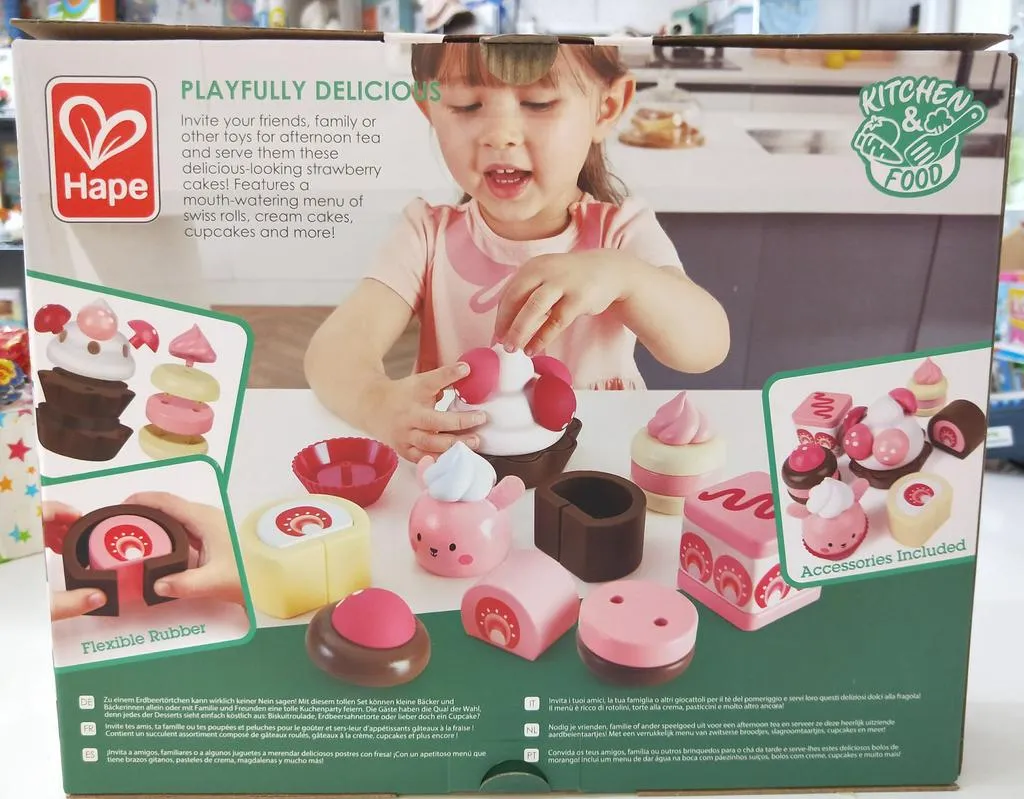 Hape Strawberry Dessert Set