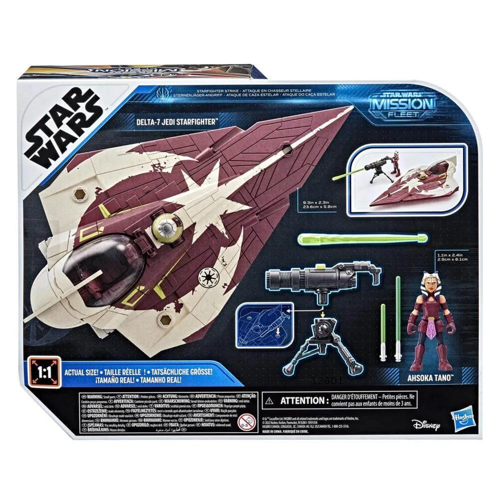 Hasbro Toys Star Wars Mission Fleet Ahsoka Tano with Delta-7 Jedi Starfighter