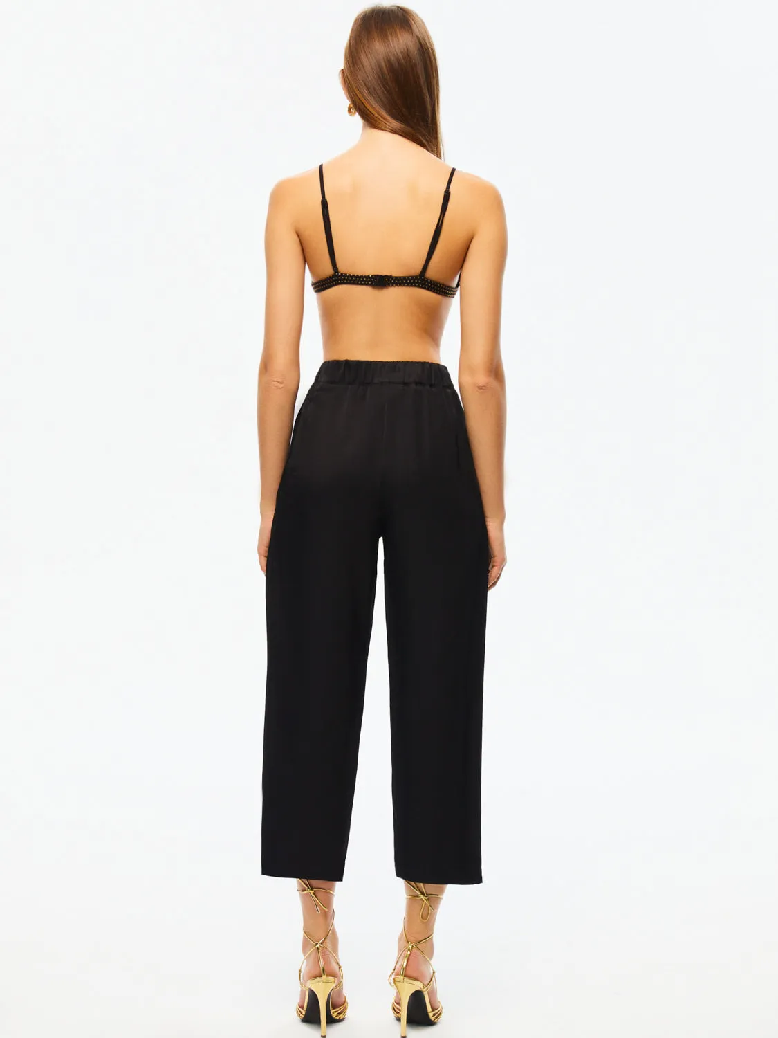 High-Waisted Carrot Pants