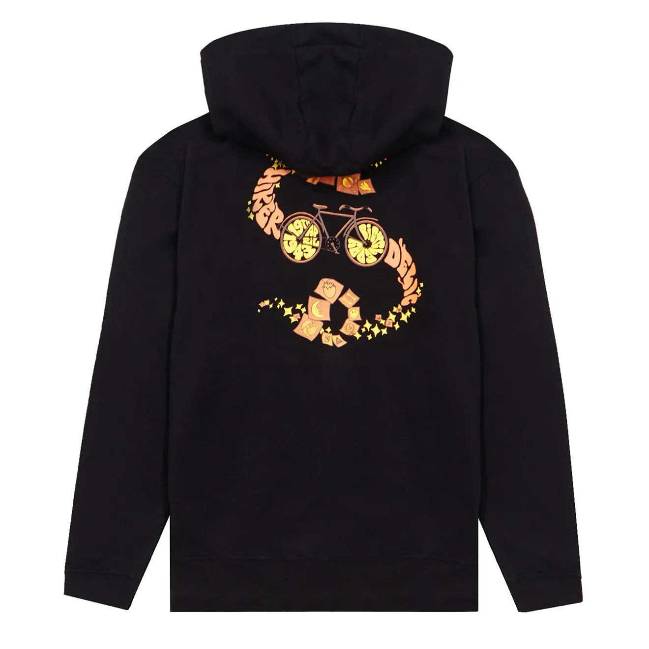 Hikerdelic Bicycle Day Hoodie Black