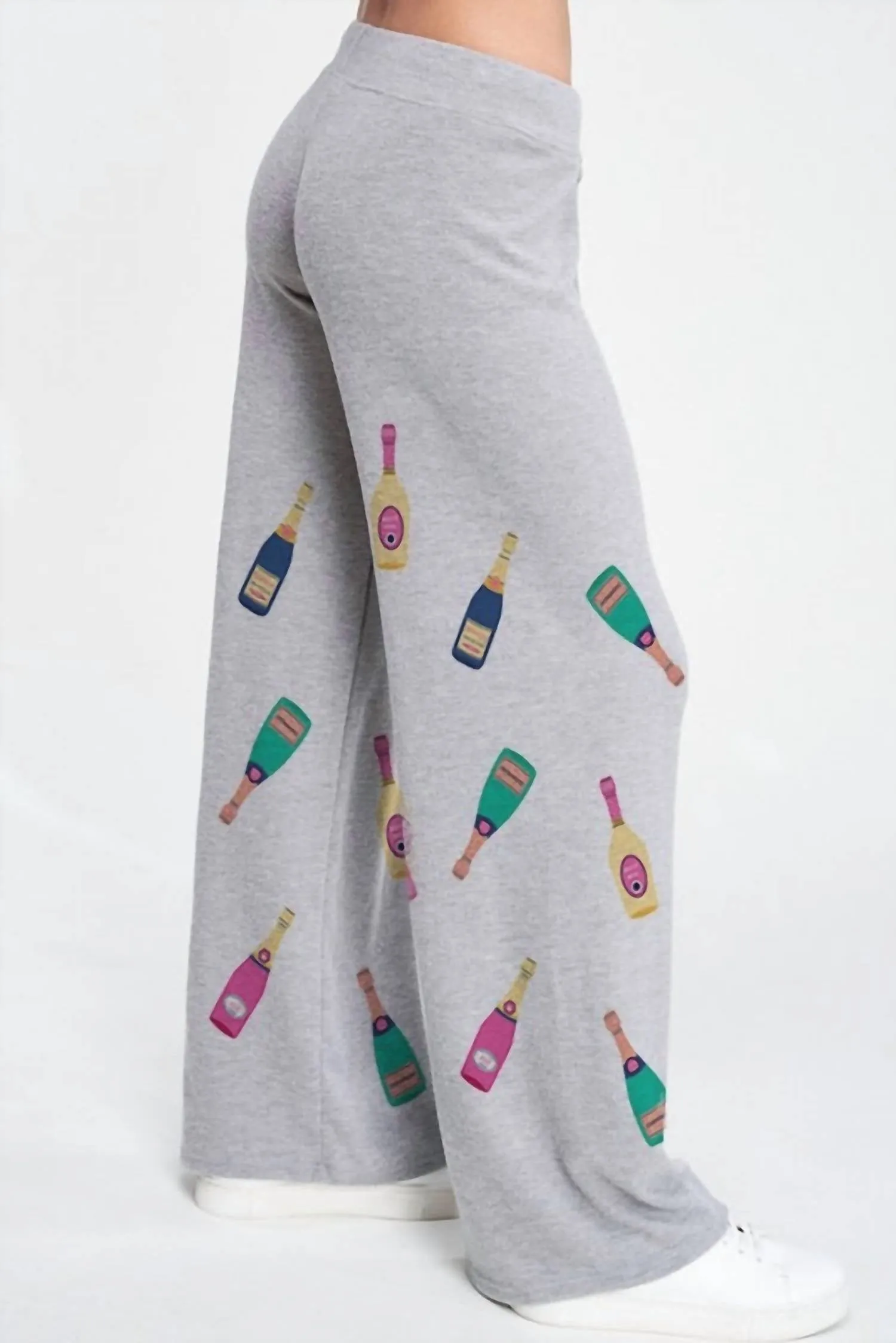 Holiday Champagne Comfy Loungewear Set In Grey