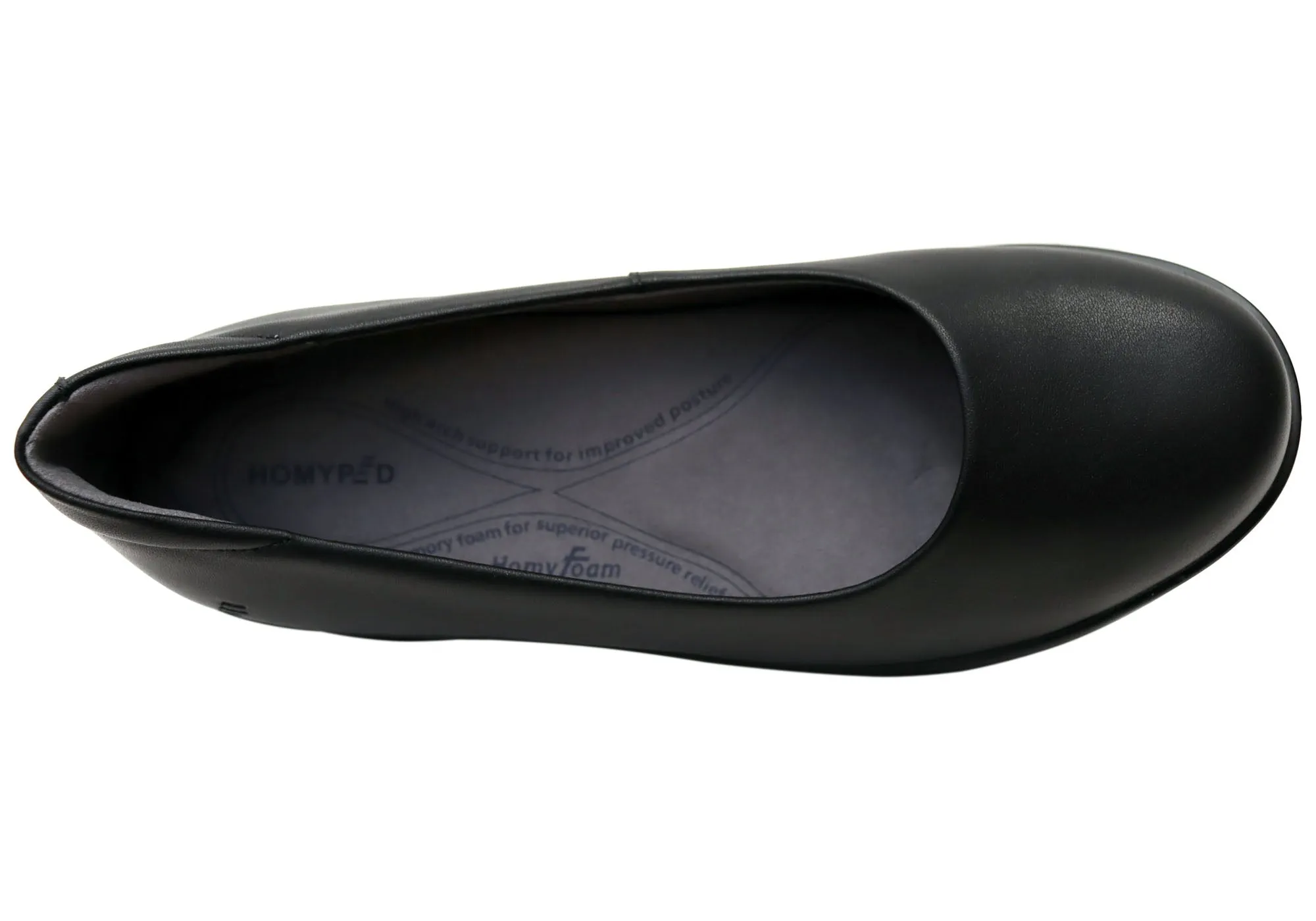 Homyped Scope Ballet Womens Comfortable Leather Shoes Homyped Shoes