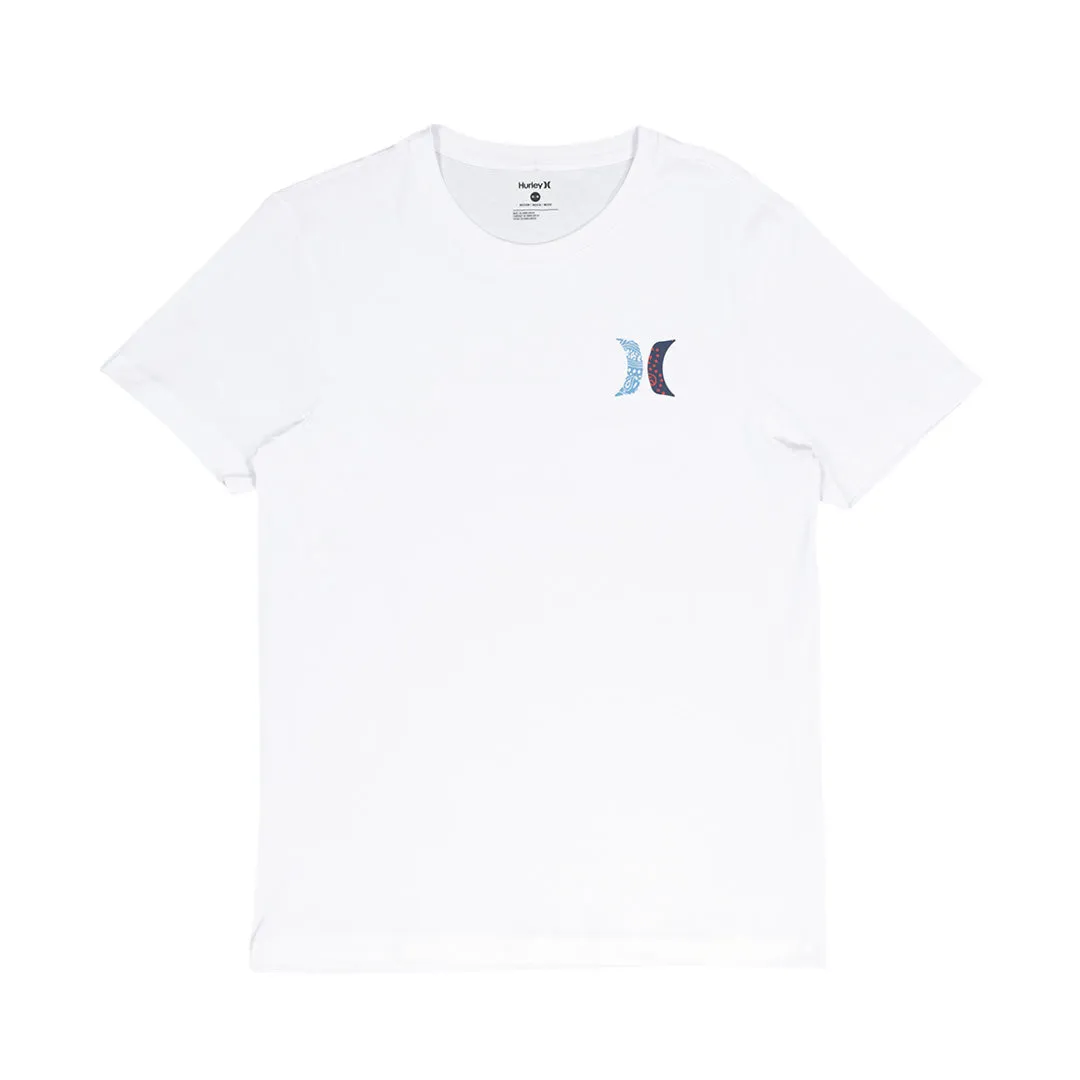 Hurley - Men's Found Nation Stars T-Shirt (HSP22VMT-03900 100)