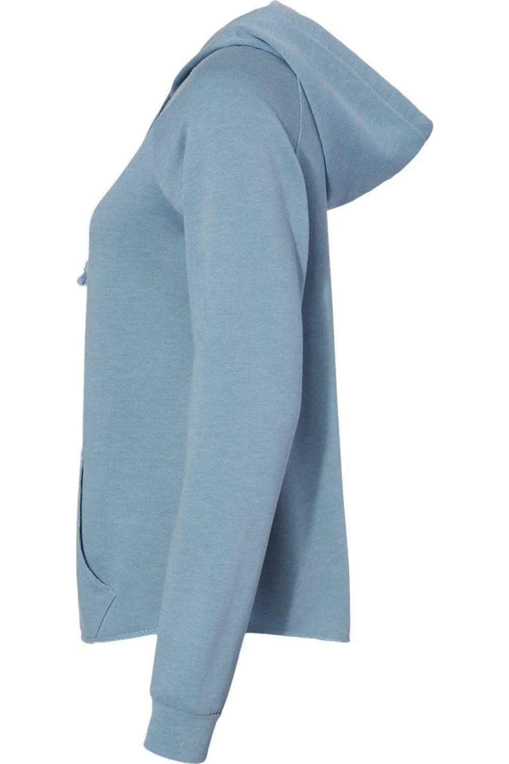 Independent Trading Co. Women´s California Wave Wash Full-Zip Hooded Sweatshirt