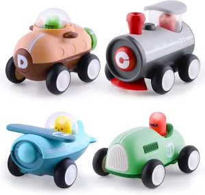 Infant Inertia Vehicles Baby Electronic Friction Powered Vehicle Car Toy Set