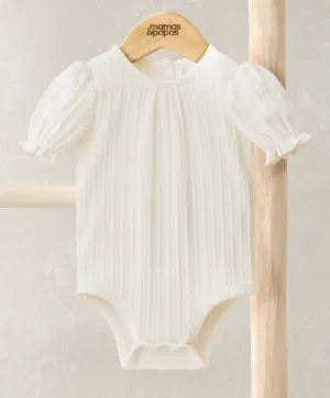 Jersey Short Sleeve Bodysuit Babykids Mamas & Papas