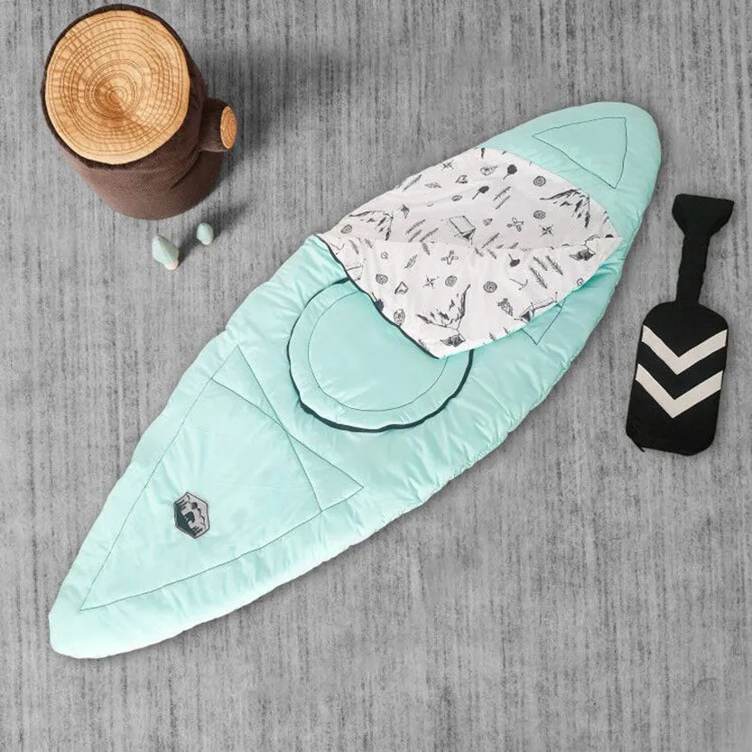 Kayak Sleeping Bag With Oar Pillow