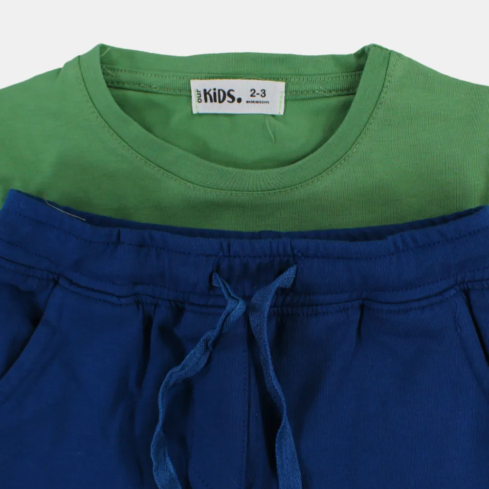 Kids Boys' Olive "Skate Dog" Pajama Set