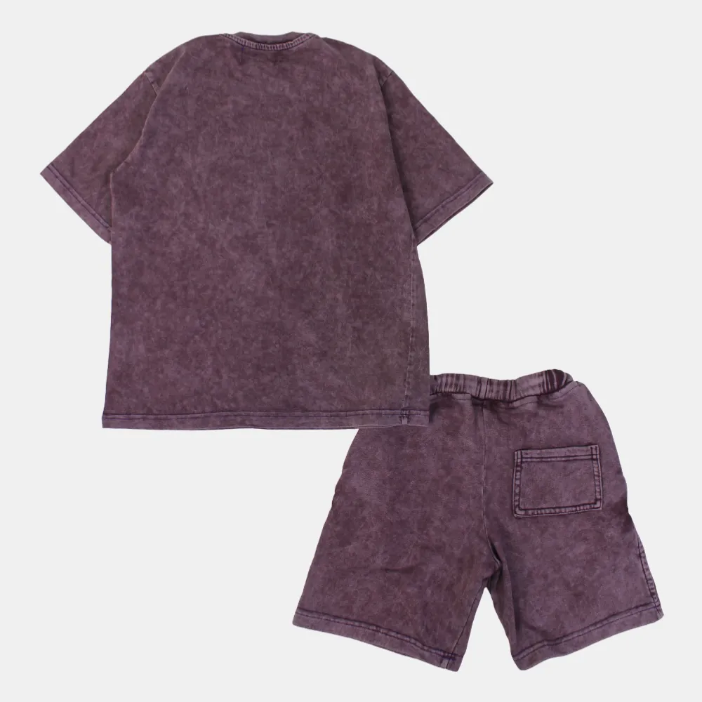 Kids Girls Cotton Pajama – Purple