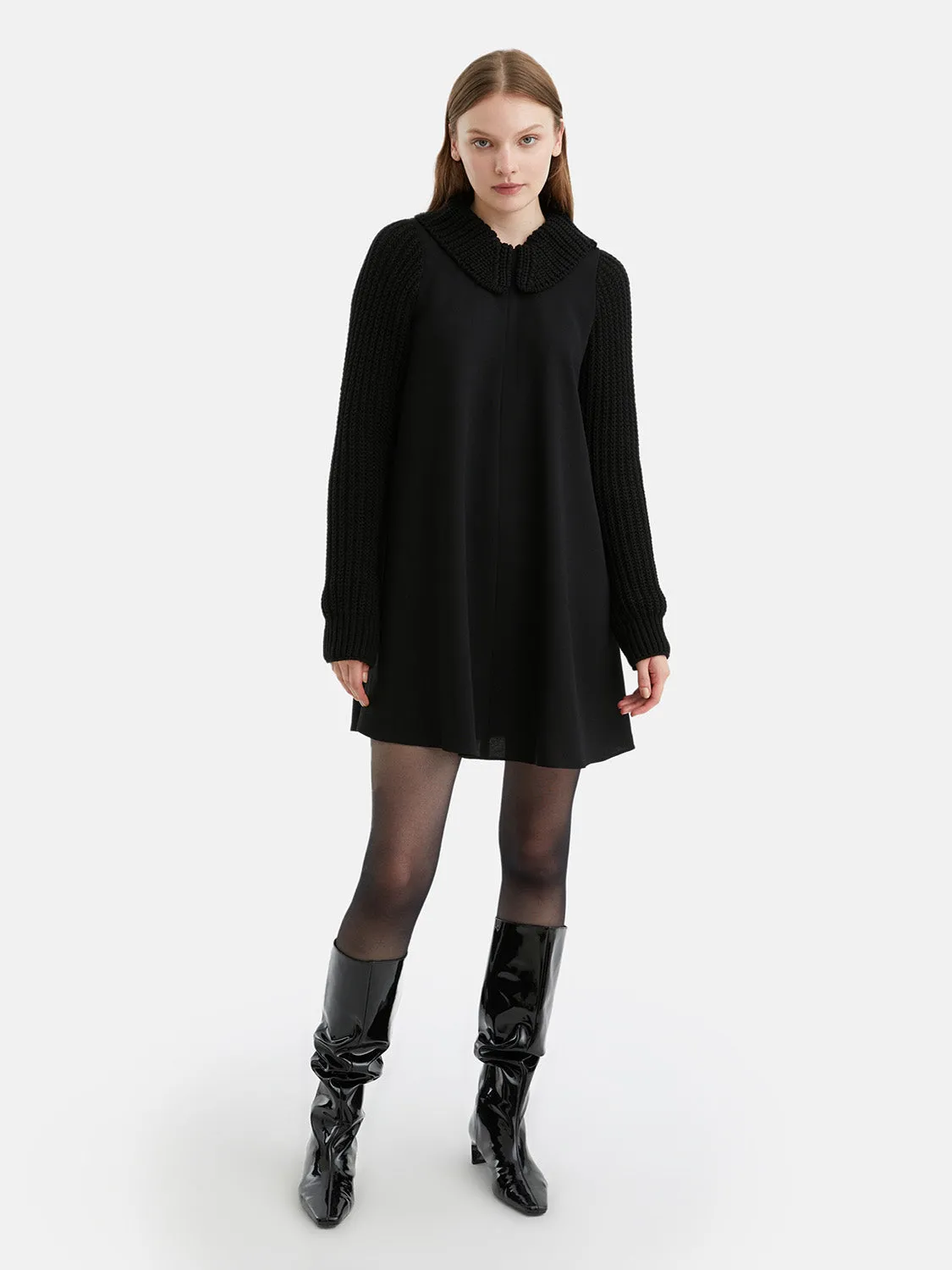 Knit Details Dress