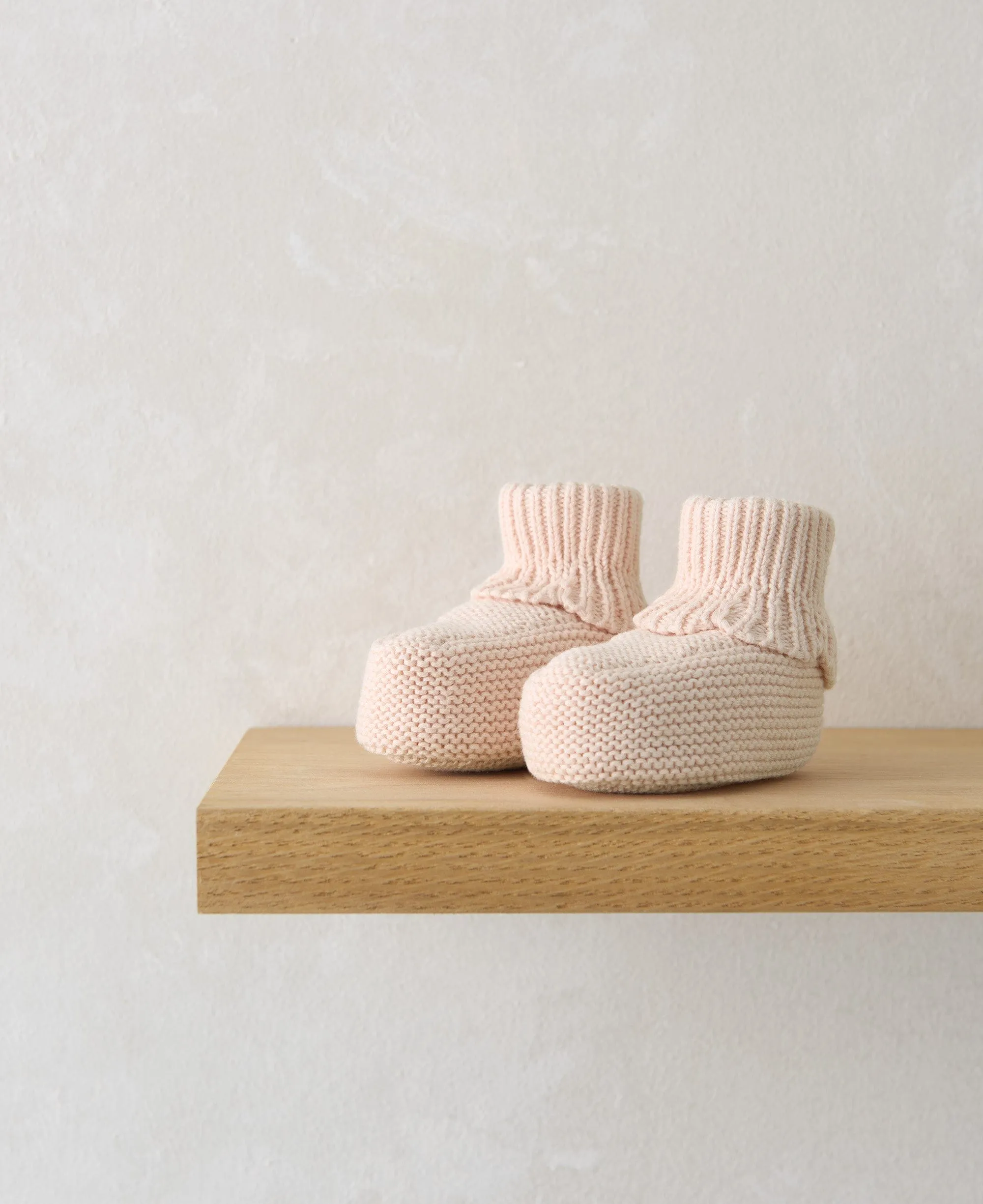 Knitted Booties - Pink Babykids Mamas & Papas