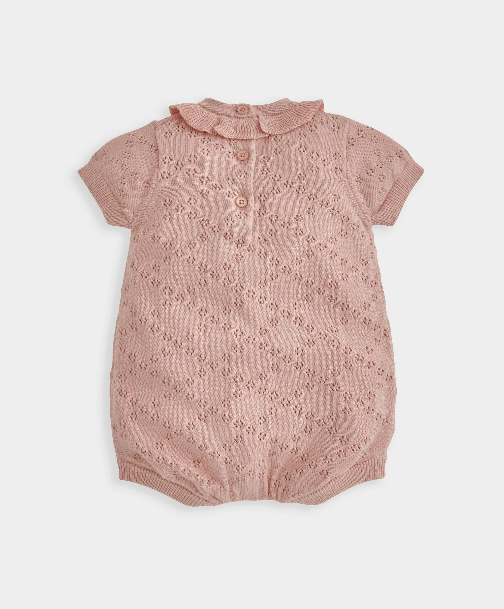 Knitted Romper & Cardigan Set