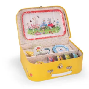 La Grande Famille metal tea set