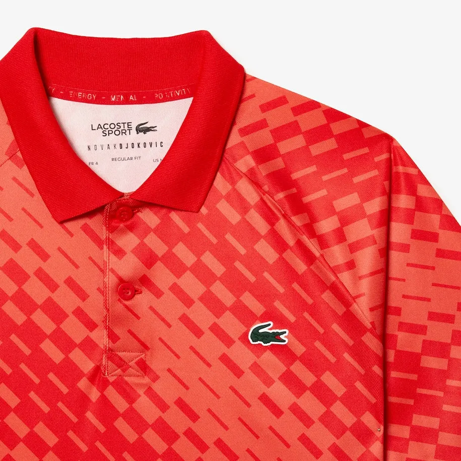 Lacoste Tennis x Novak Djokovic Fan Version Polo Red / Orange Patagonia Clothing