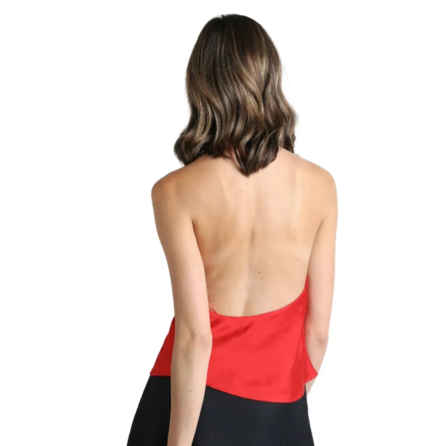 Lara Sleeveless Top In Red