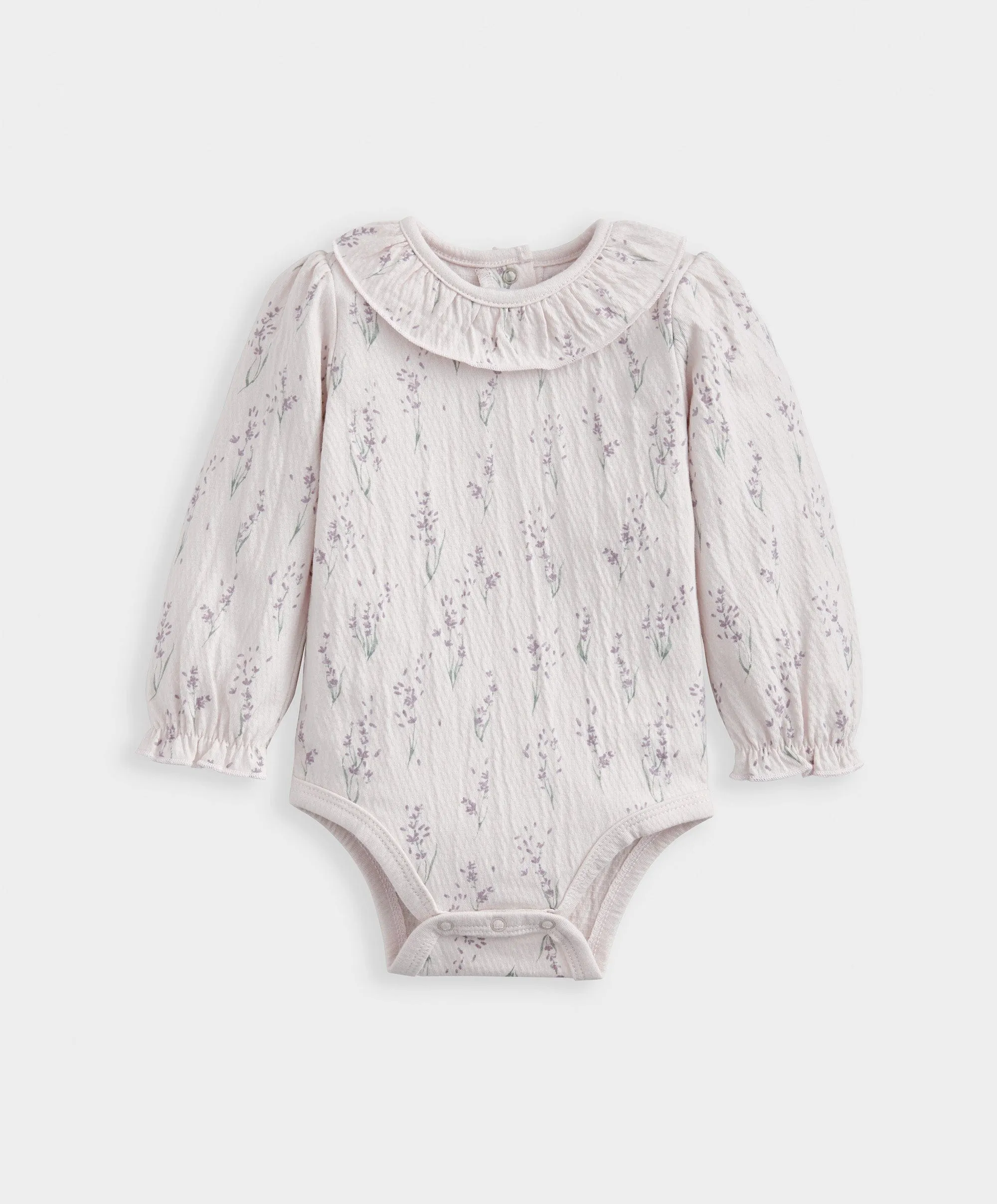 Lavender Print Bodysuit Babykids Mamas & Papas