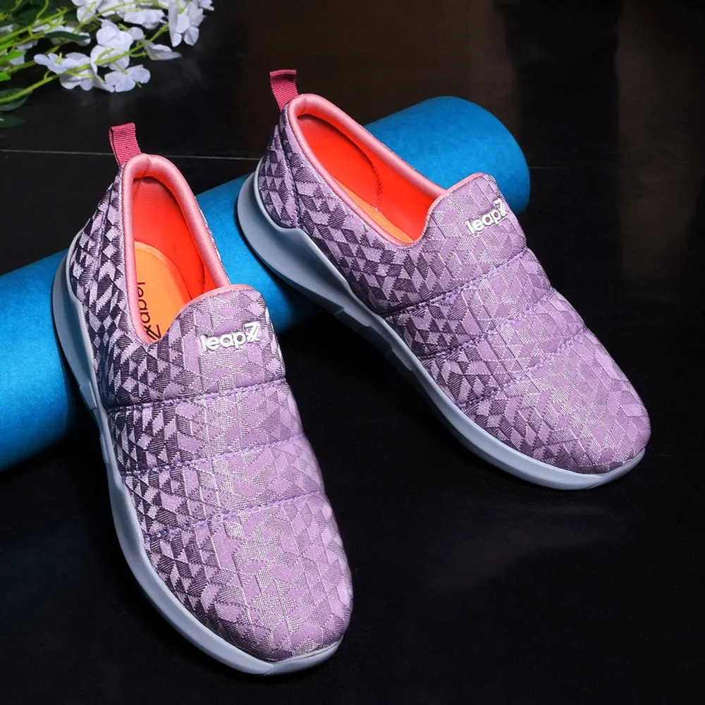 Leap7x Pink Non Lacing Casual Shoes For Women AVILA-96 By Liberty